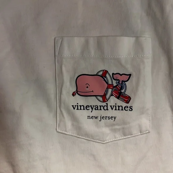 Vineyard Vines Size Medium New Jersey Long Sleeve T Shirt - Picture 2 of 4
